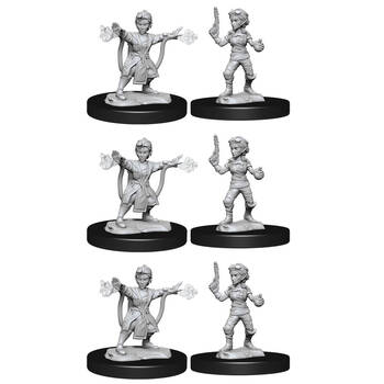 3x 2pc Dungeons & Dragons Nolzur's Marvelous Unpainted Miniatures Gnome Artificer Female