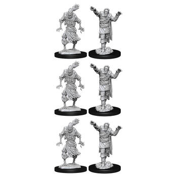 3x 2pc Dungeons & Dragons Nolzur's Marvelous Unpainted Miniatures Scarecrow & Stone Cursed