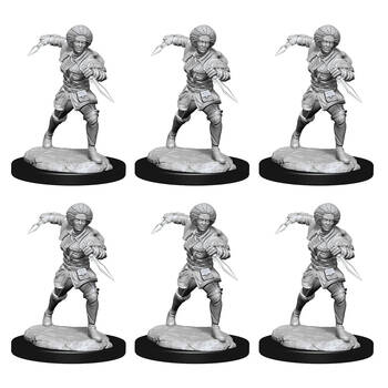 6PK Magic the Gathering Unpainted Miniatures Kaya