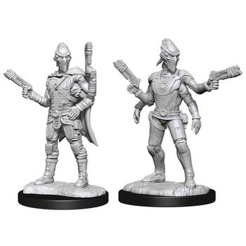 2pc Starfinder Deep Cuts Unpainted Miniatures Kasatha Operative