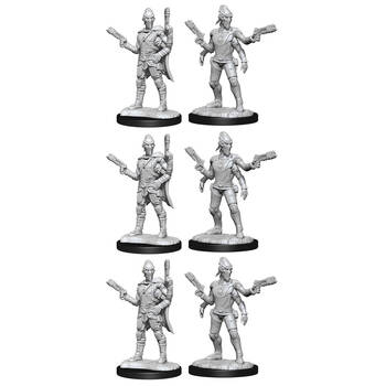 3x 2pc Starfinder Deep Cuts Unpainted Miniatures Kasatha Operative