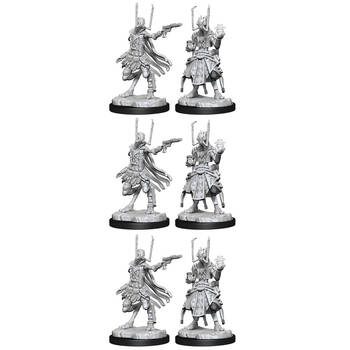 3x 2pc Starfinder Deep Cuts Unpainted Miniatures Shirren Technomancer