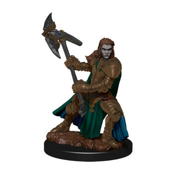 Dungeons & Dragons Premium Half-Orc Fighter Female Miniature Figure 14y+