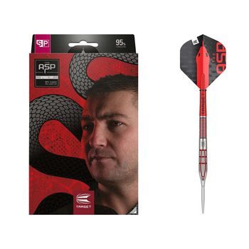 Target Nathan Aspinall G2 95% Steel Tip Dart 22g - Black/Red