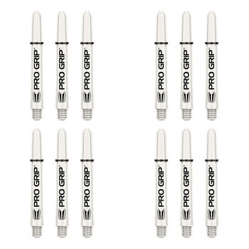 4x 3pc Target Pro Vision Shaft Accessory Short - Clear