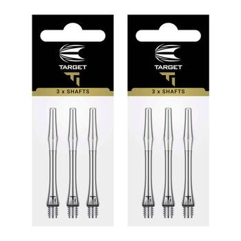 2x 3pc Target Titanium Pro Shaft Dart Accessory Intermediate