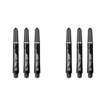 2x 9pc Target Pro Grip Spin Shaft Multipack Short - Black