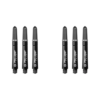 2x 3pc Target Pro Grip Spin Shaft Multipack Medium - Black