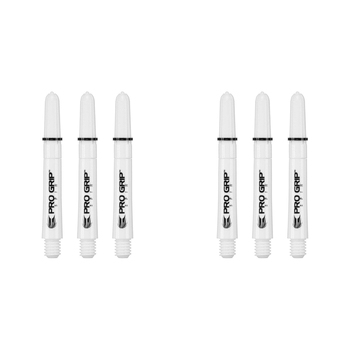 2x 9pc Target Pro Grip Spin Shaft Multipack Short - Clear