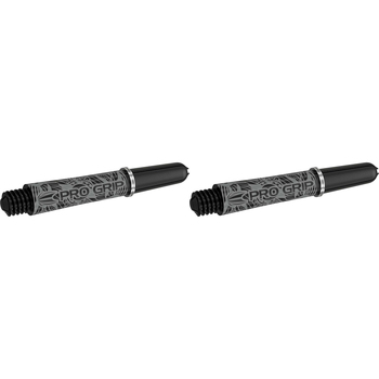 2x 3pc Target Pro Grip Ink Shaft Multipack Medium - Black