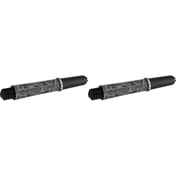 2x 3pc Target Pro Grip Ink Shaft Multipack Medium - Black
