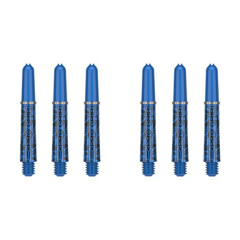 2x 3pc Target Pro Grip Ink Shaft Multipack Medium - Blue