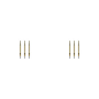 6pc Target Swiss DX Diamond Grip Dart Points 30mm - Gold