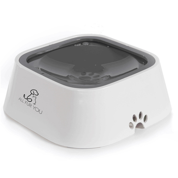 All Fur You Anti Splash Pet Water Bowl Grey