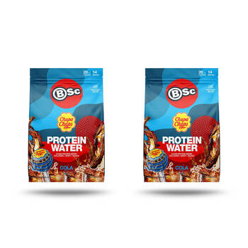 2PK BSc x Chupa Chups Protein Water Drink Mix Post Workout 14 Serves 350g Cola