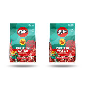 2PK BSc x Chupa Chups Protein Water Drink Mix Post Workout 14 Serves 350g Watermelon