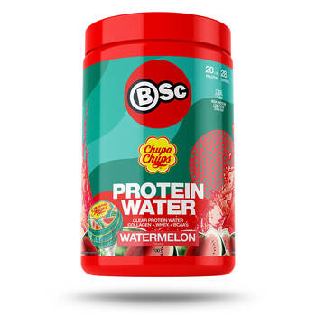 BSc x Chupa Chups Protein Water Drink Mix Post Workout 28 Serves 700g Watermelon