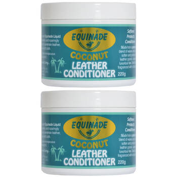 2PK Equinade Coconut Leather Conditioner Nourishes & Protects 220g