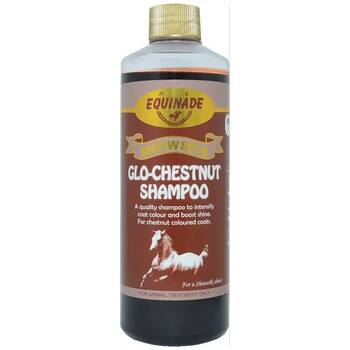 Equinade Showsilk Glo Chestnut Horse Coat Grooming Care Shampoo 500ml