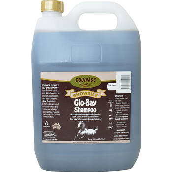 Equinade Showsilk Glo Bay Horse Coat Grooming Care Shampoo 5L