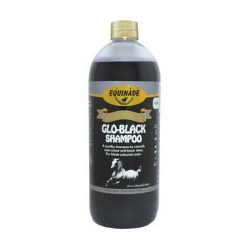 Equinade Showsilk Glo Black Horse Coat Grooming Care Shampoo 1L