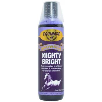 Equinade Showsilk Horse Coat Whitener & Stain Remover 250ml Mighty Bright