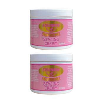 2PK Equinade Supreme Horse Hair Grooming Styling Cream 220ml