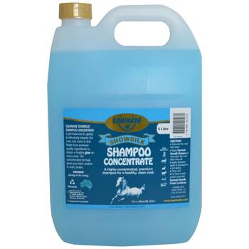 Equinade Showsilk Glo Concentrate Horse Coat Grooming Care Shampoo 5L