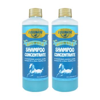 2PK Equinade Showsilk Glo Concentrate Horse Coat Grooming Care Shampoo 500ml