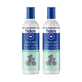 2PK Fidos Pet Dogs & Cats Creme Conditioner Grooming Care 250ml