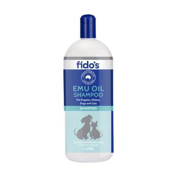 Fidos Pet Dog & Cat Grooming Washing Care Shampoo Emu Oil 1L