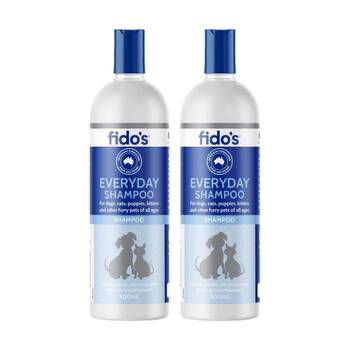 2PK Fidos Pet Dog & Cat Grooming Washing Care Shampoo Everyday 500ml