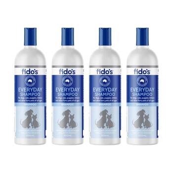 4PK Fidos Pet Dog & Cat Grooming Washing Care Shampoo Everyday 500ml