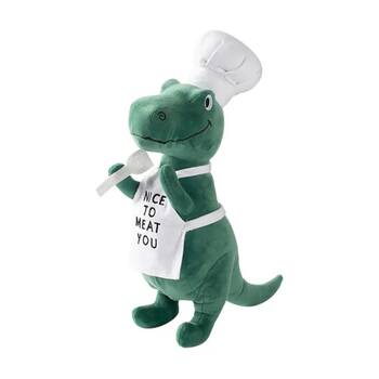Fringe Studio BBQ Rex Plush Cuddly Soft Dog Toy Chef Outfit