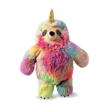Petshop By Fringe Studio Confetti Betti Tie Dye Slothicorn Plush Dog Toy