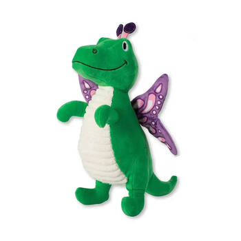 Fringe Studio Flutter Rex Dinosaur Soft Plush Dog Toy Green
