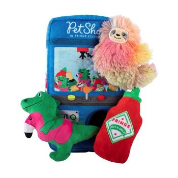 Petshop By Fringe Studio Ready Set Claw Machine Hide & Seek Burrow Dog Toy