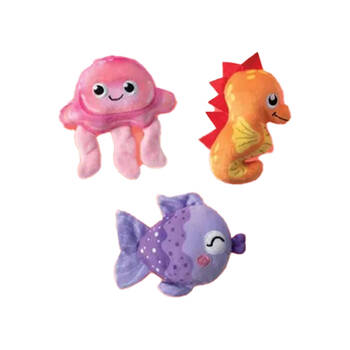 3pc Fringe Studio Its A Waterful Life Plush Small Dog Toys Set