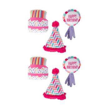2x 3pc Petshop By Fringe Studio Can I Get A Woofwoof Small Dog Toys Set Birthday