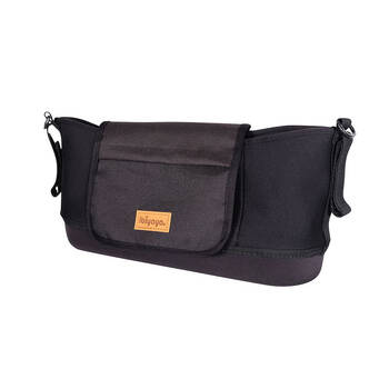 Ibiyaya Pet Pram/Stroller Organiser Pouch/Storage Bag w/Cover 36cm Black
