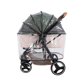 Ibiyaya Universal Raincover for Pet Strollers/Prams/Carriers Extra Large