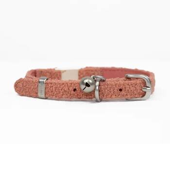 Lilly & Dash Adjustable Fit Cat Collar w/ Bell Terracotta