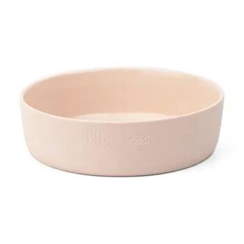 Lilly & Dash Pet Dog Cat 1L Food Water Drinking Bowl 200x185x55mm Rose Quartz