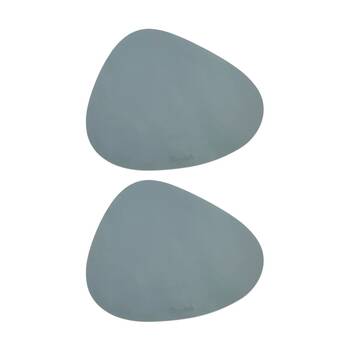 2PK Lilly & Dash Pet Dog Cat Bowl Placemat 450x370x2mm Pebble Blue