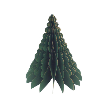 Colours Of Christmas 30cm Xmas Tree Paper Fold Out - Green