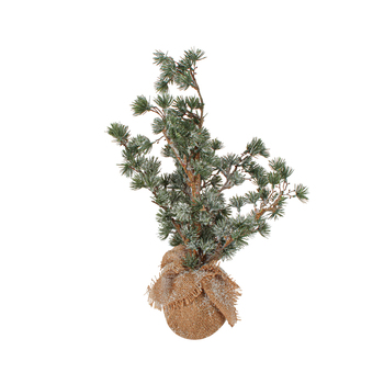 Colours Of Christmas 50cm Bonsai Xmas Tree - Green
