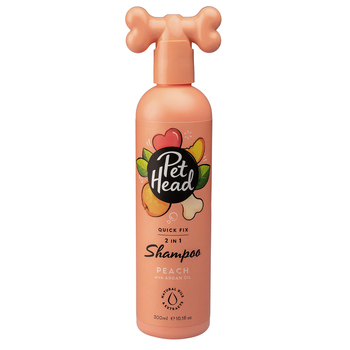 Pet Head Quick Fix 2 in 1 Pet Dog Shampoo Peach 300ml