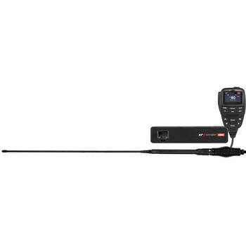 GME UHF CB XRS Connect Super Compact 80 Channel Radio Touring Pack Black