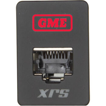 GME RJ45 Type 1 Pass Through Adapter Fits Selected Toyota Models 33.3x22.8mm Red