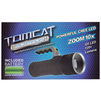 Tomcat Platinum Premium Q5 Led Lantern Torch Inc. Batteries